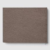 Livre D'or Élégante retraite en cuir Faux (Verso)