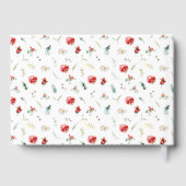 Livre D'or Elégante verdure Florale Mariage d'hiver (Verso)