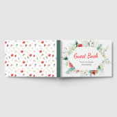 Livre D'or Elégante verdure Florale Mariage d'hiver (Complet)