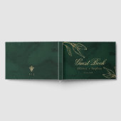 Livre D'or Emerald Botanicel Enchanted Green et Mariage or (Complet)