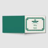 Livre D'or Emerald Green Celtic Knot Claddagh Mariage (Complet)