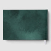 Livre D'or Emerald Green & Faux Gold Tarot Mariage céleste (Verso)