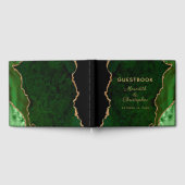 Livre D'or Emerald Green Gold Holiday Mariage (Complet)