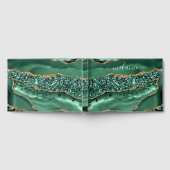 Livre D'or Emerald Green Parties scintillant Gold Nom personn (Complet)