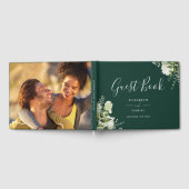 Livre D'or Emerald Greenery Floral Photo Wedding (Complet)