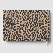 Livre D'or Empreinte de léopard, Spots, Léopard Brown, Mariag (Verso)