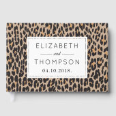 Livre D'or Empreinte de léopard, Spots, Léopard Brown, Mariag (Recto)