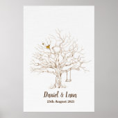 Livre d'or empreinte digitale arbre livre d'or pou (Devant)