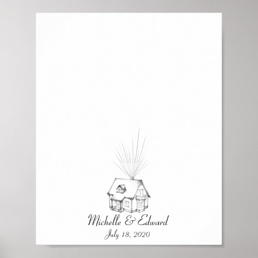 Livre d'or Empreinte digitale Up House (Devant)