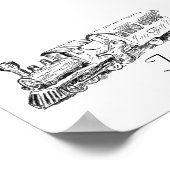 Livre d'or empreintes digitales train des mariés t (Coin)