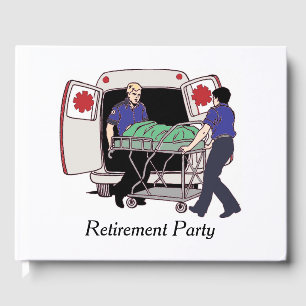 Livre D'or EMS EMT Paramedic Services d'urgence Retraite