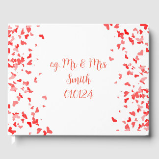 Livre d'or en forme de cœur