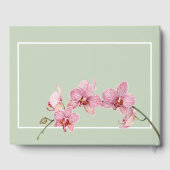 Livre D'or En Mémoire Amoureuse Funeral Watercolor Hydrangea (Verso)