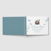 Livre D'or En mémoire d'amour Dusty Bleu Papillon (Complet)