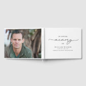 Livre D'or En mémoire d'amour Noir & Blanc funérailles commém (Complet)