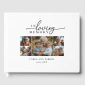 Livre D'or "En mémoire de l'amour" Photo Collage (Recto)