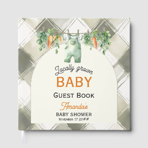 Livre D'or en vichy Ligne De Vêtements Baby shower Cultivé Lo