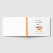 Livre D'or Enveloppe Vintage Française Avec Fleurs (Complet)