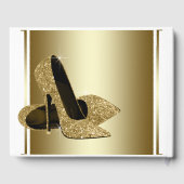 Livre d'or et blanc haute chaussure (Verso)