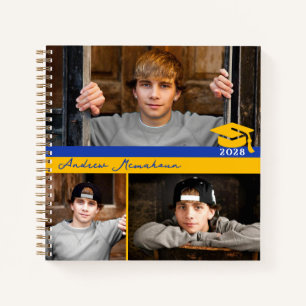 Livre d'or et bleu 3 Photo Graduation