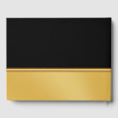 Livre d'or et noir personnalisé (Verso)