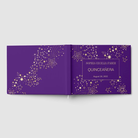Livre d'or et pourpre Quinceanera (Complet)