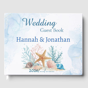 Livre D'or Étoile de mer de plage éthérée et mariage Dollar d