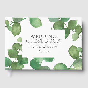 Livre D'or Eucalyptus Boho Mariage de verdure