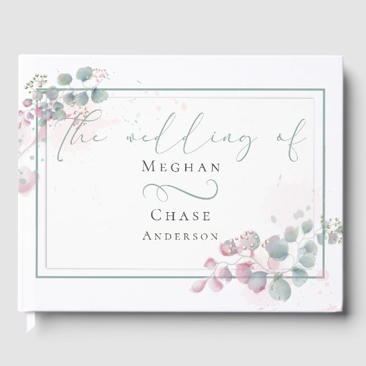 Livre d'or | Eucalyptus de l'aquarelle de printemp (Recto)