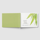 LIVRE D'OR EUCALYPTUS FEUILLE MONOGRAMME DU FOLIAGE DE COULEU (Complet)