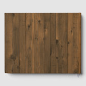 Livre D'or Eucalyptus rustique | Géométrique (Verso)