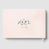 Livre D'or Eucalyptus Verdure anémonique floral rustique mari (Verso)