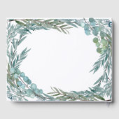 Livre D'or Eucalyptus Verdure Aquarelle Mariage botanique (Verso)