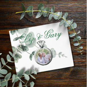 Livre D'or Eucalyptus Verdure Mariage élégant