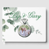 Livre D'or Eucalyptus Verdure Mariage élégant (Recto)