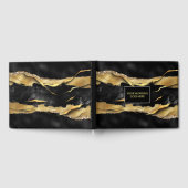 Livre D'or Événement commercial en marbre noir or pierre (Complet)