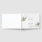 Livre D'or Faire-part de mariage de verdure espagnol (Complet)