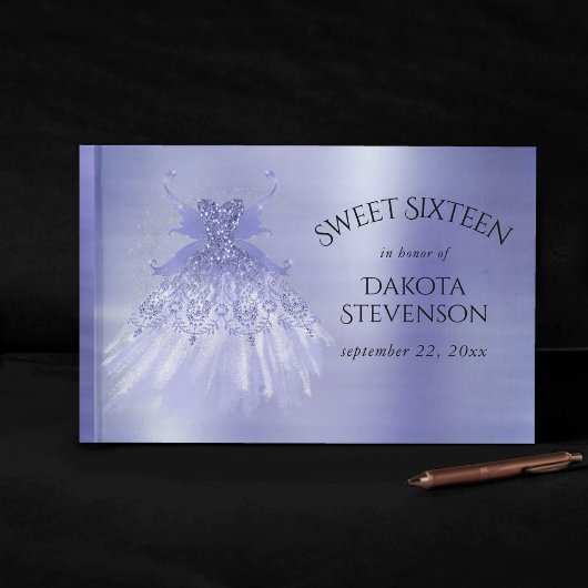 Livre D'or Fairy Wing Lavender Gown | Fleur d'iridescente vio