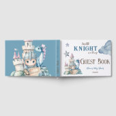 Livre D'or Fairytale Dreamy Dragon Blue Knight Baby shower (Complet)