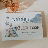 Livre D'or Fairytale Dreamy Dragon Blue Knight Baby shower