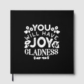 Livre D'or Faith and Happiness – Joy and Gladness Quotes (Recto)