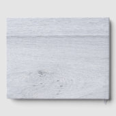 Livre D'or Family Cabin Rustic Wood Personalized  (Verso)