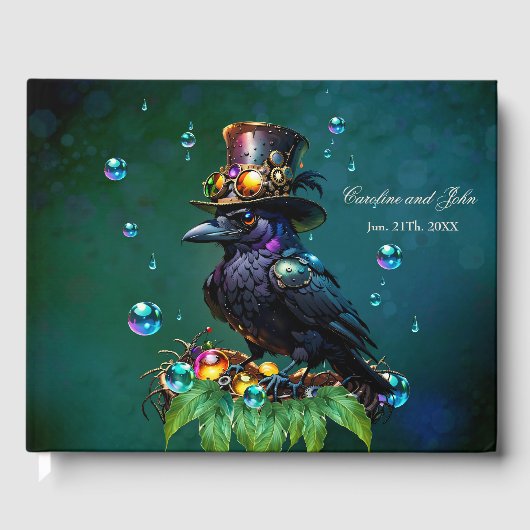Livre D'or Fantastique crow steampunk (Recto)