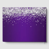 Livre D'or Faux Parties scintillant Argent Indigo Purple Ombr (Verso)