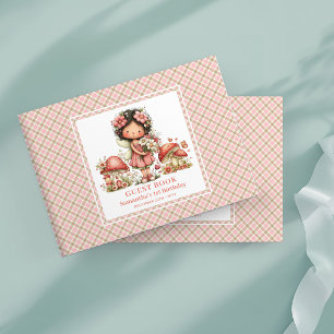 Livre d'or Fée Mignonne 5e Anniversaire Floral Ros