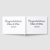 Livre D'or Félicitations de graduation simples clas d'ajout m (Complet)