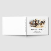 Livre D'or Ferme Rustique de chevaux sauvages Mariage campagn (Complet)