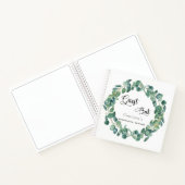 Livre d'or fête de graduation eucalyptus verdure (Intérieur)