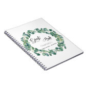Livre d'or fête de graduation eucalyptus verdure (Côté Droit)