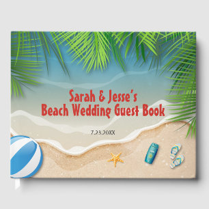 Livre D'or Fête de plage d'été tropical